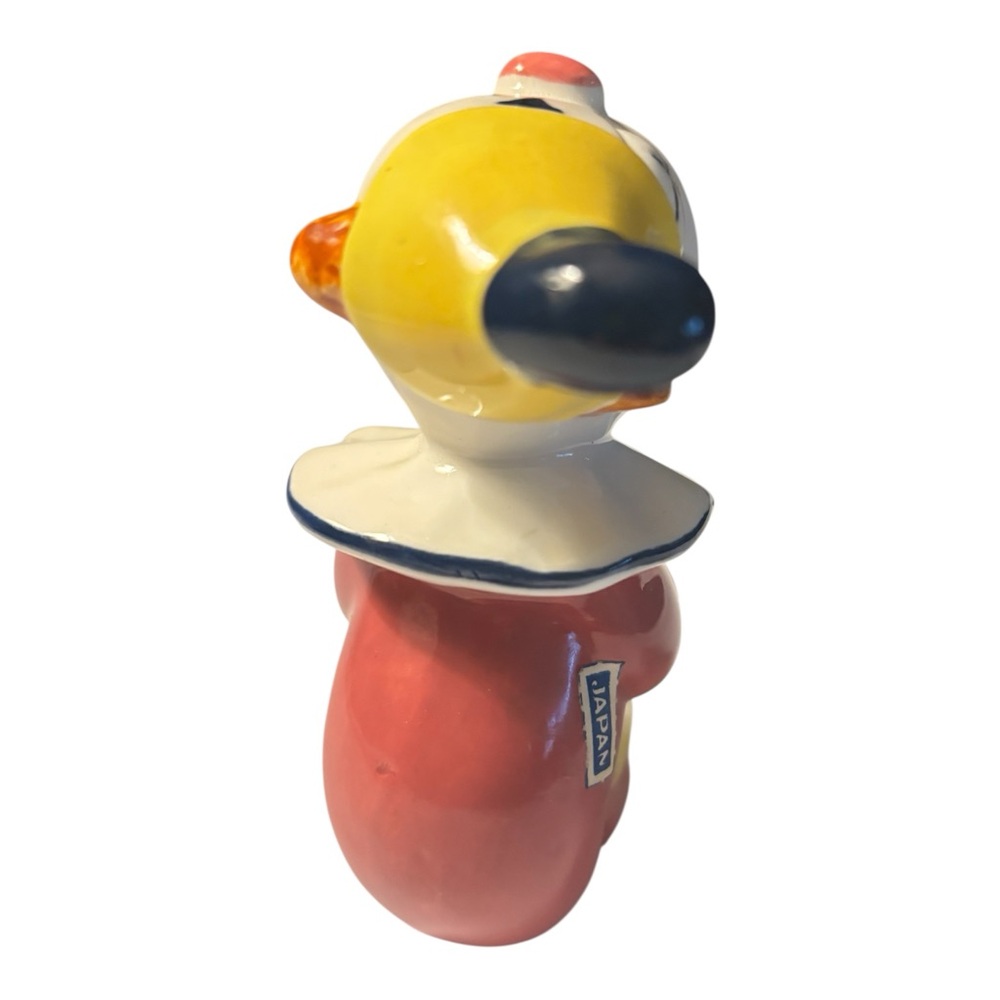 Vintage Unique Ceramic Clown Pie Bird Vent Funnel-about 4.5 inches- from Japan - Picture 4 of 5